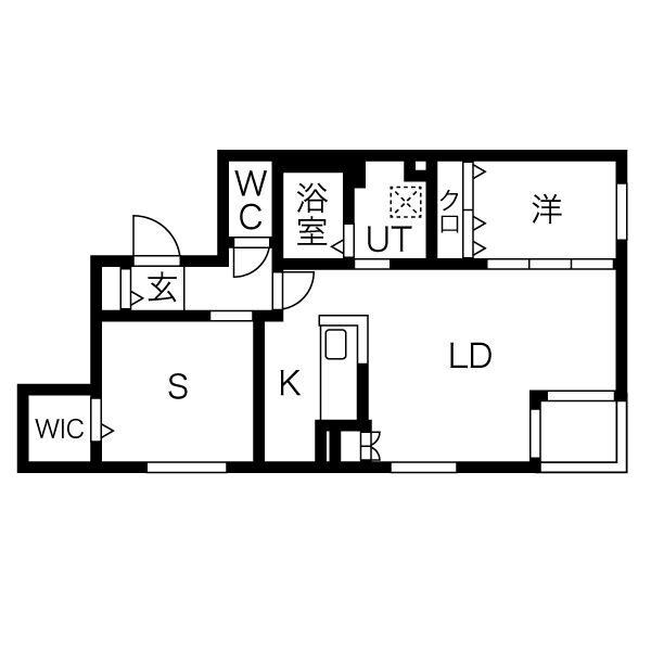 RESIDENCE　SHINMEI　北円山の物件間取画像