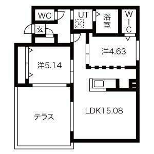 コローレ819の物件間取画像