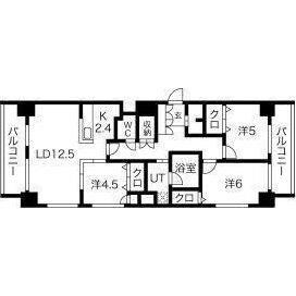 S-RESIDENCE円山表参道の物件間取画像