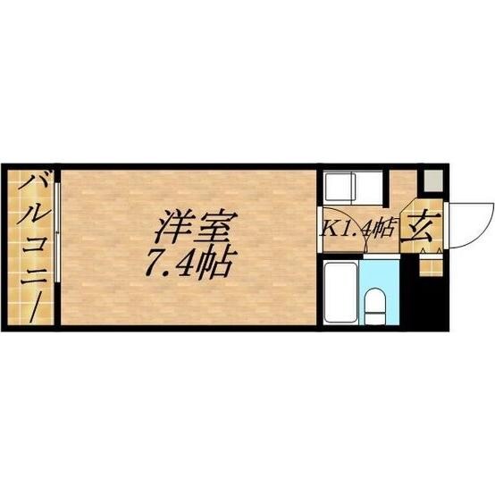 ニューライフ大通弐番館の物件間取画像