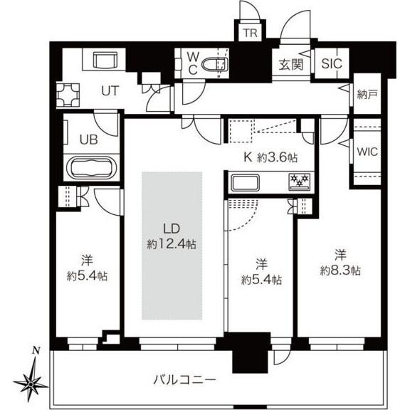 ONE札幌ステーションタワーの物件間取画像