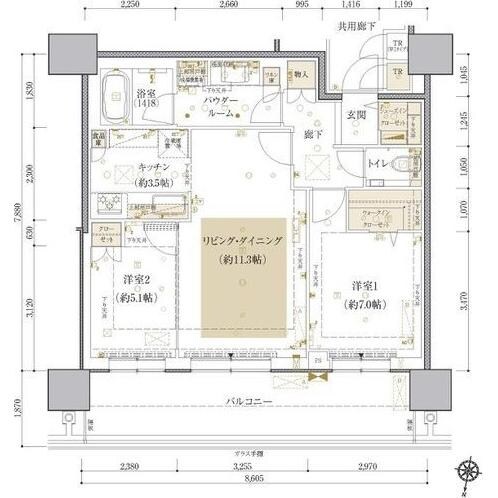 ONE札幌ステーションタワーの物件間取画像