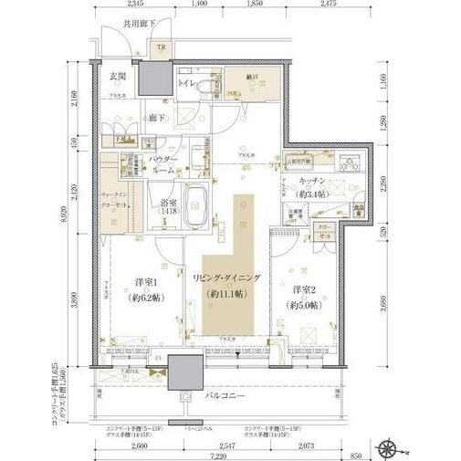 ONE札幌ステーションタワーの物件間取画像