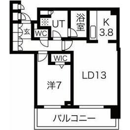 ONE札幌ステーションタワーの物件間取画像