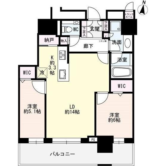 ONE札幌ステーションタワーの物件間取画像