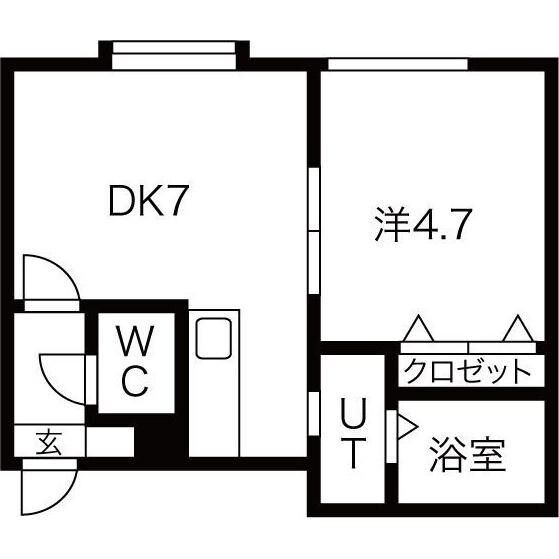 ecoa北16条の物件間取画像