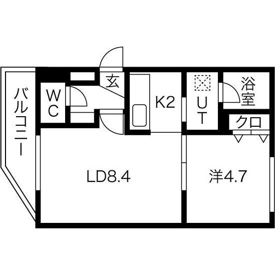 SERAM円山鳥居(旧ピュア・コート円山公園)の物件間取画像
