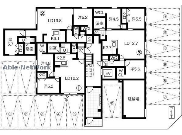 GLASS MARE HACHIKENの物件外観写真
