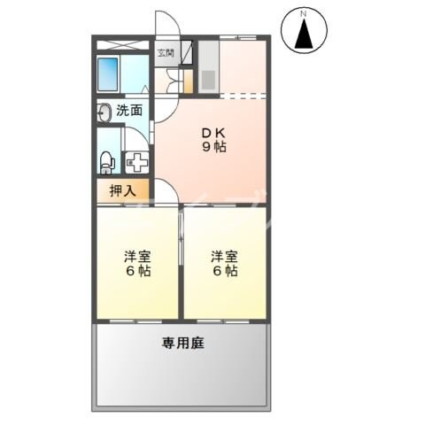 ロイヤルハイツ６９２の物件間取画像