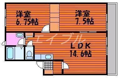 モントワール　Ａの物件間取画像