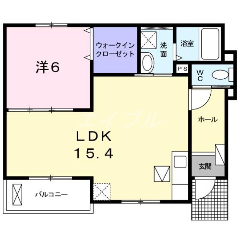 クラールの物件間取画像