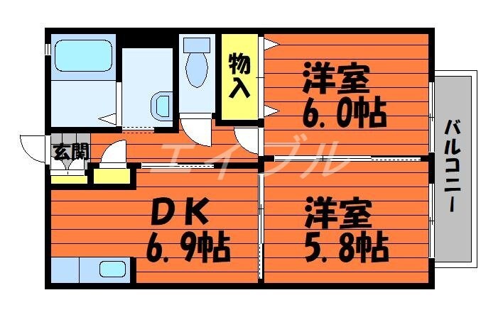 リヴィエールの物件間取画像