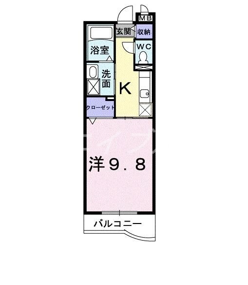 ハーベスト下中野の物件間取画像