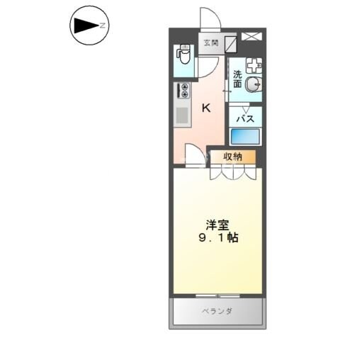 グレイス神田の物件間取画像