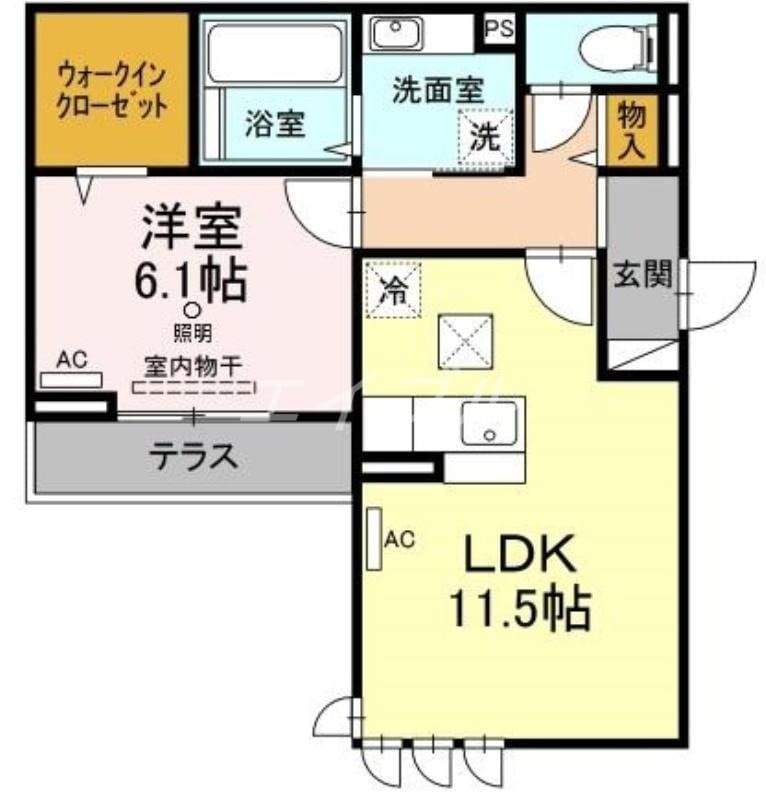 MⅡの物件間取画像