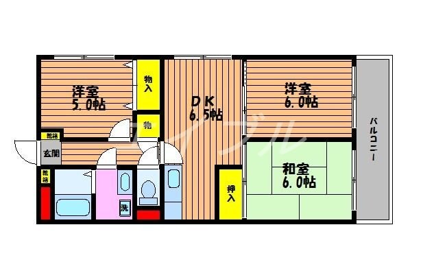 カーサ21の物件間取画像