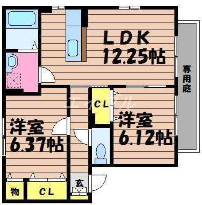 ジョイラックスＢの物件間取画像