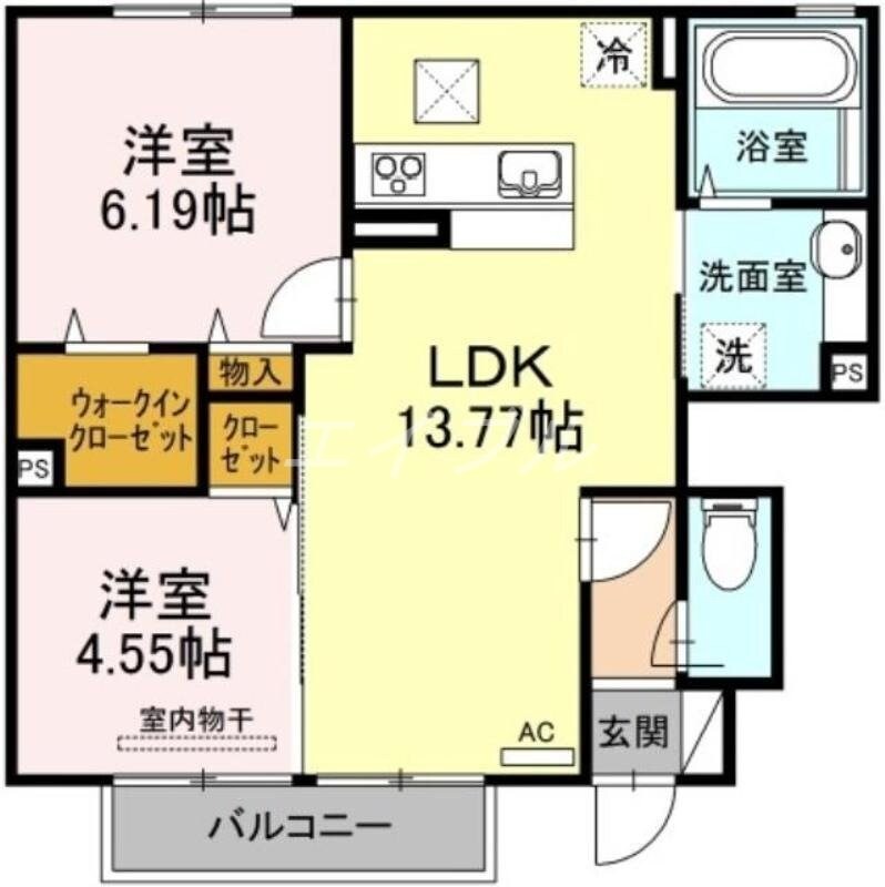 クレセント片島の物件間取画像