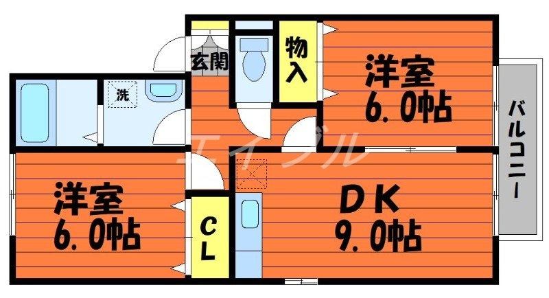 ECO-レジデンス『モア』　Ｃ棟の物件間取画像