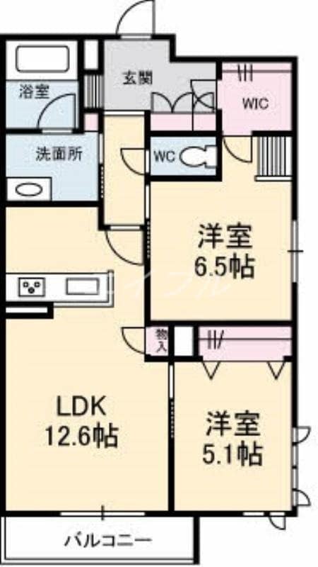 パルボヌール（ＢＥＬＳ認証・ＺＥＨ）の物件間取画像