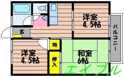 物件間取画像