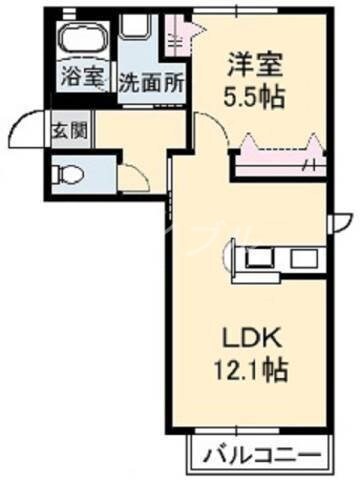 グラシアス・セゾン　A棟の物件間取画像