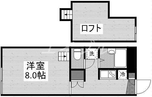 今バス停前シャルマンドミールの物件間取画像