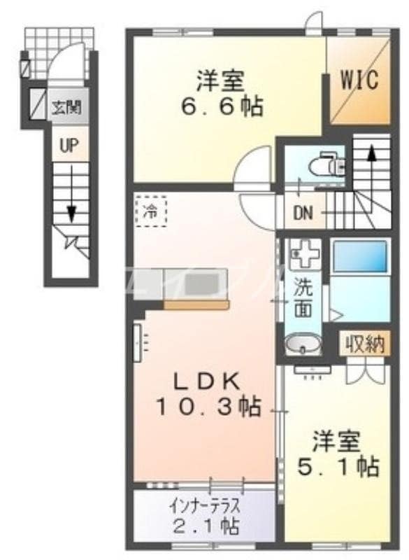 プロニティ・ＫⅢの物件間取画像