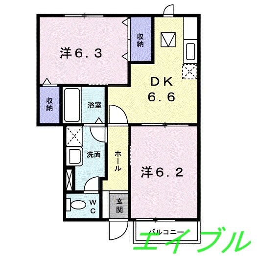 エクセレンスの物件間取画像