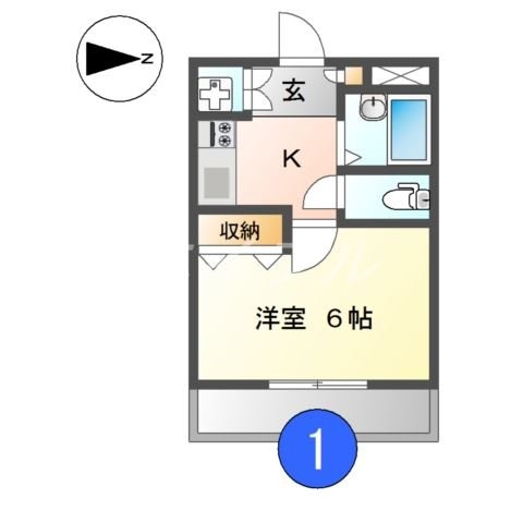 ダイアナガーデンの物件間取画像