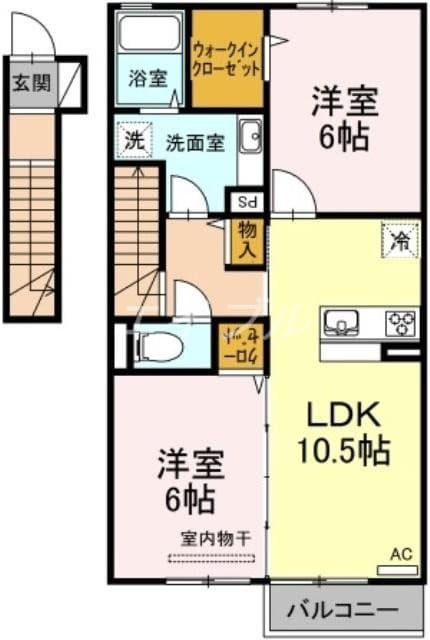 瀬戸内ハウジングの物件間取画像