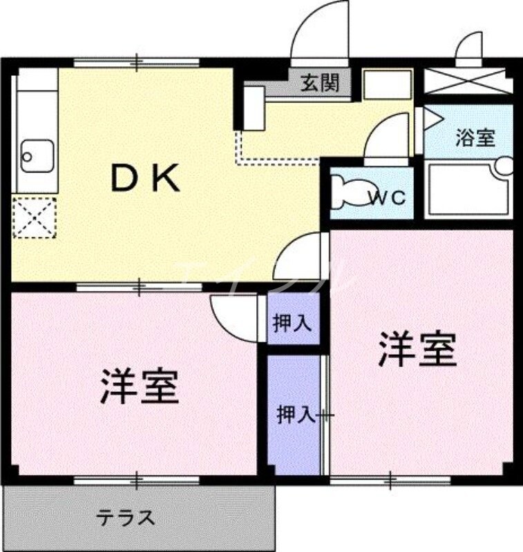 シティハイツ冨士の物件間取画像