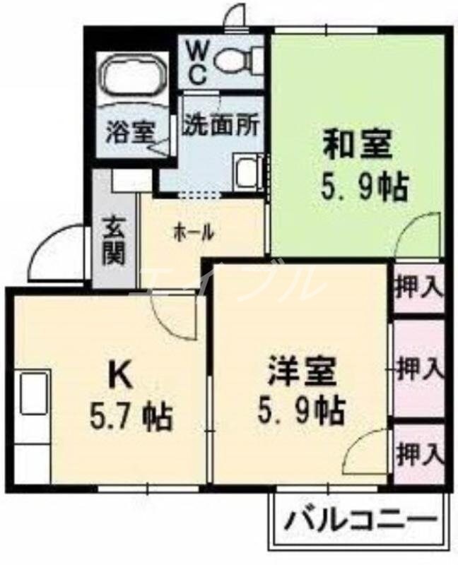 エトワール　Ｃ棟の物件間取画像