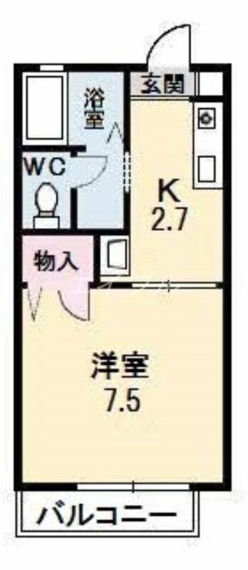 ディア　エスタ　B棟の物件間取画像