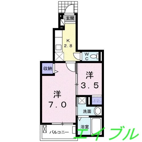 エスペランサ　Ｓの物件間取画像