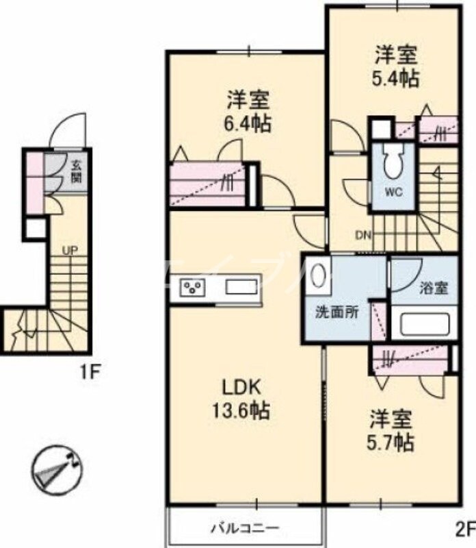 ドルモベーネ（ＢＥＬＳ認証・ＺＥＨ）の物件間取画像