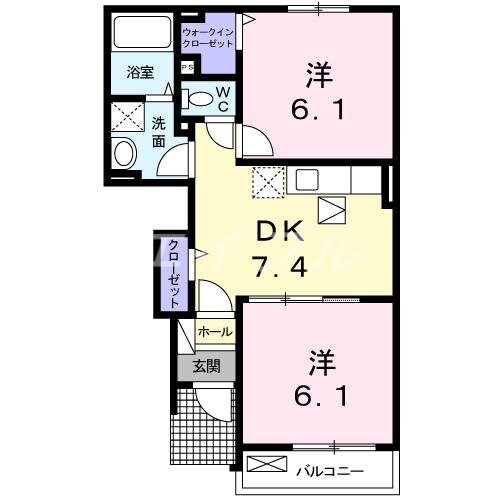 レトワールＢの物件間取画像