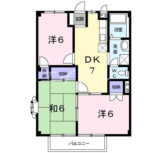 シティハイツ夢の物件間取画像