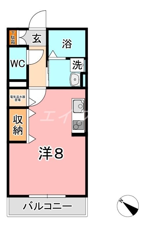 コンフォート高山の物件間取画像