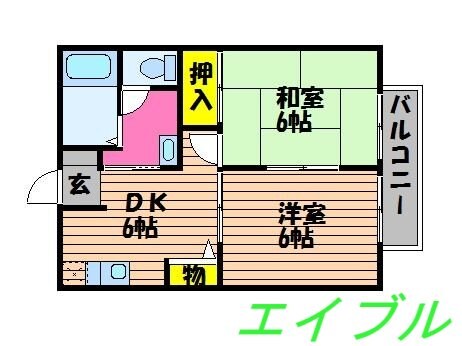 物件間取画像
