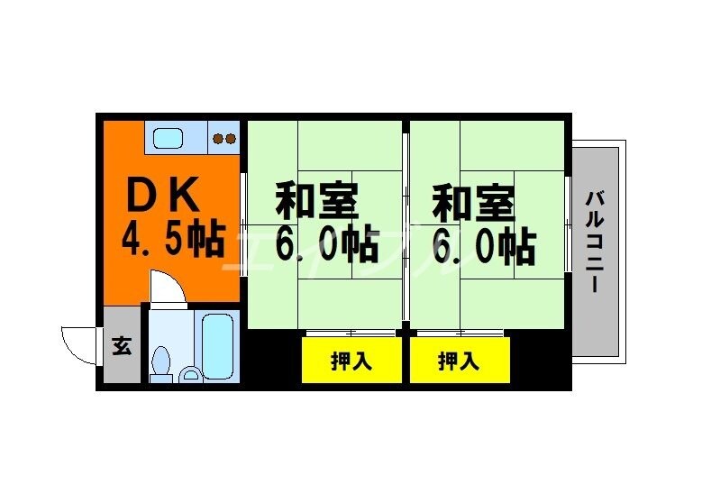 富田町共同ビルの物件間取画像