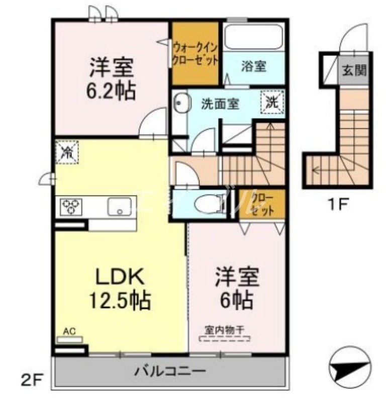 向日葵の物件間取画像