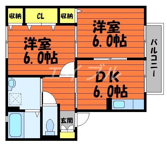 パミドールの物件間取画像