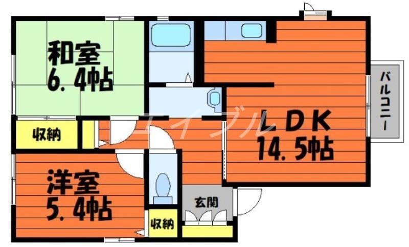 エスペランサ　C棟の物件間取画像