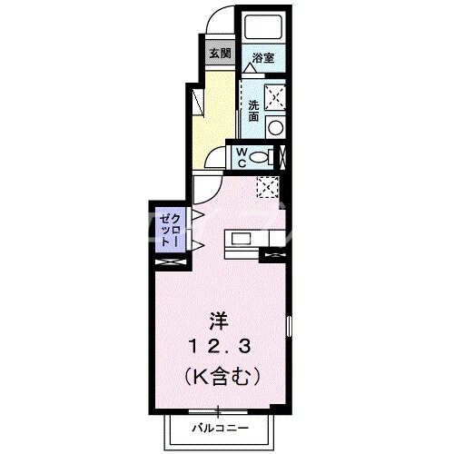 クラール大高Ａの物件間取画像