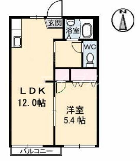 パークハイツ　Ａ棟の物件間取画像