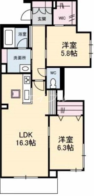 ヴィラ・グレースの物件間取画像