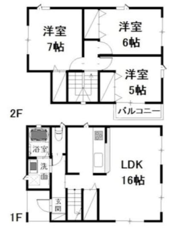 サニープレインⅡＣの物件間取画像