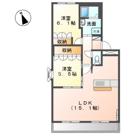 エスペランサの物件間取画像