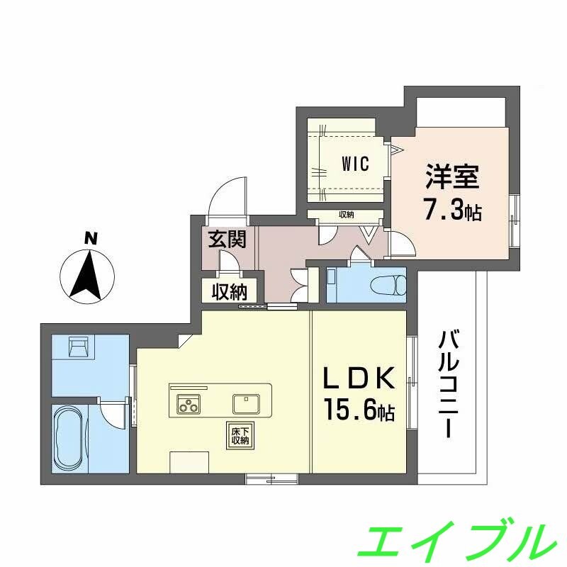 ビィアン　アテリアの物件間取画像